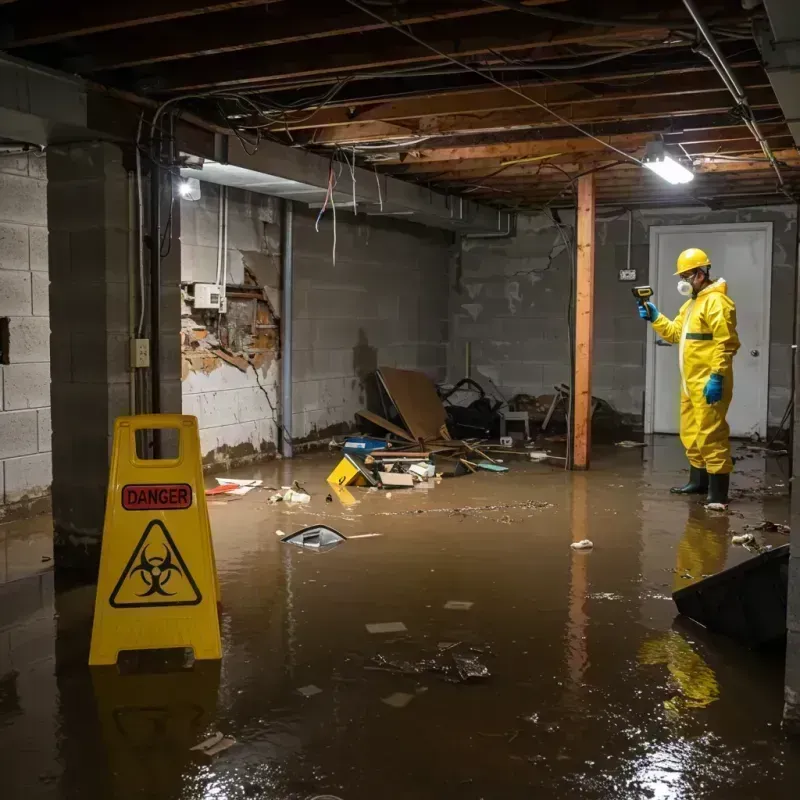 Flooded Basement Electrical Hazard in Columbia County, NY Property